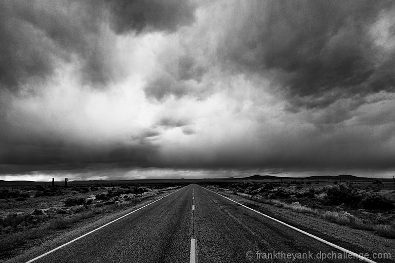 Lonely Desert Road