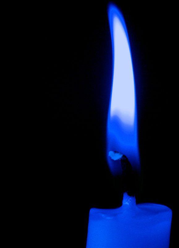 Blue Candle Blue Flame by nlghttrain - DPChallenge