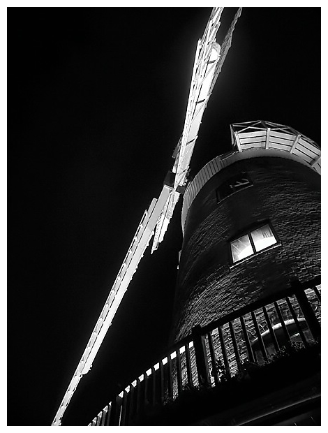 Windmill at Night