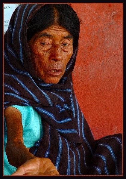 Her Work Place---The Streets In Mexico