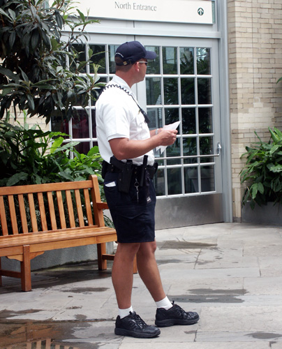 Police at the U.S. Botanic Garden