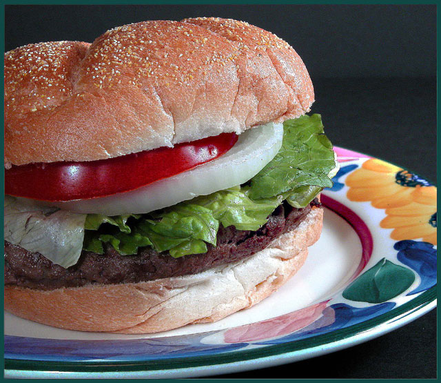 A Burger, my favorite B