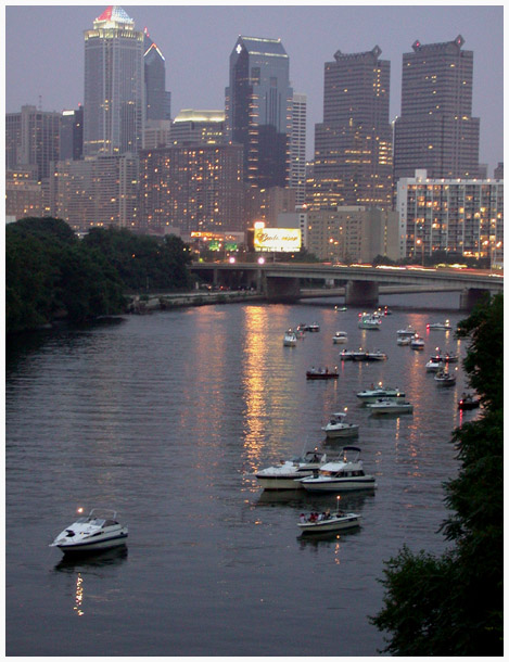 Boats on July 4th