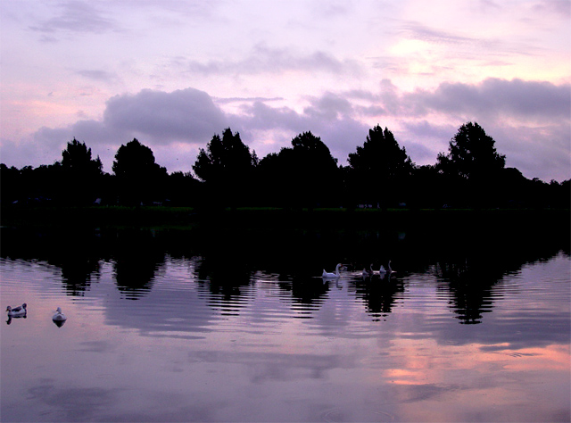 Quiet peaceful morning