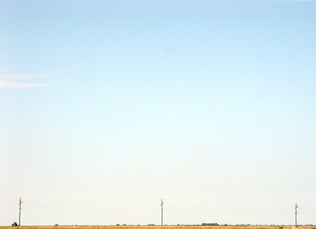 Telephone Poles and Tractor