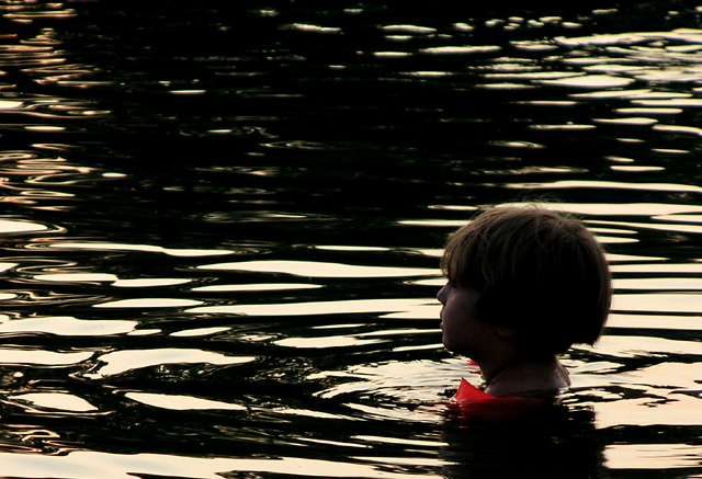Swimming at Dusk
