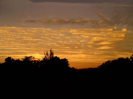 Hot Summer Sunset California Style