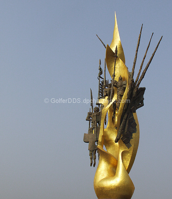 "Katyn Remembered" (Soviet atrocities upon defenders of Poland in WWII) (A 50 foot tall mo