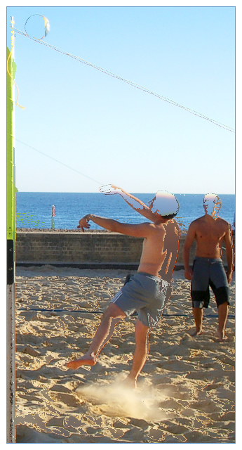 Airheads Playing Volleyball