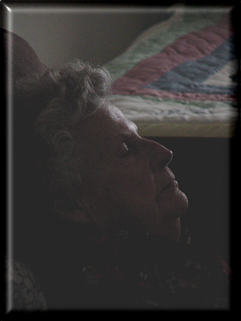 90yr. old Mom taking afternoon rest.