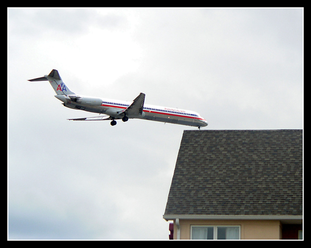 Perfect roof landing