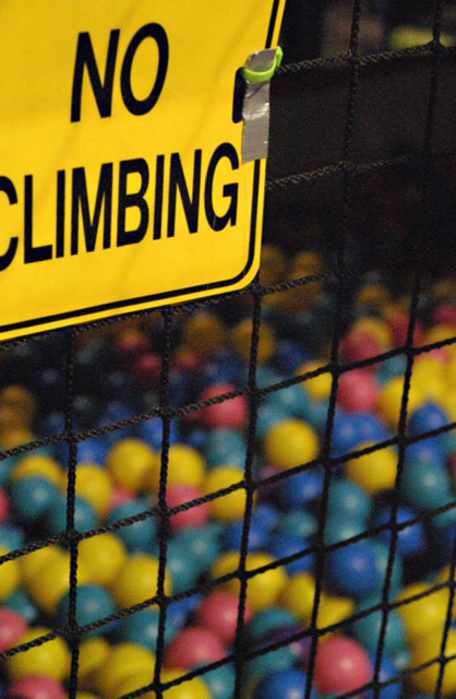 No Climbing?