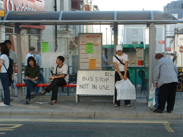 Waiting for the bus....