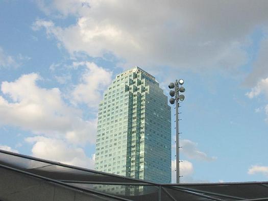 The building