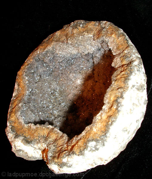 The inside of a Geode