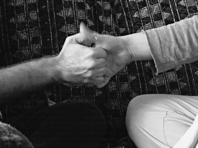 Sunday Morning Thumb Wrestling