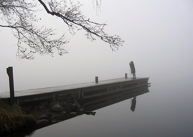 Double focus in the mist