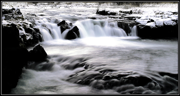 Waterfall At Wintertime