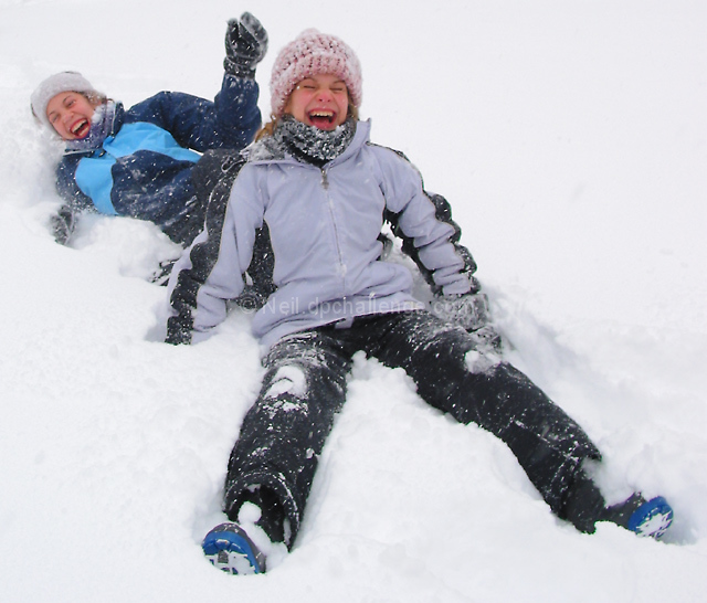 XBox, TV, Movies, No!  Playing in the Snow is one of the Simplest Pleasures!