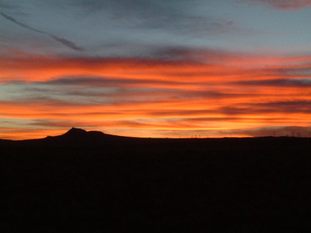 Sunset over Vulcan