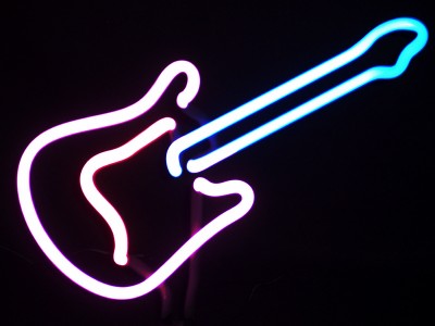  Neon Guitar