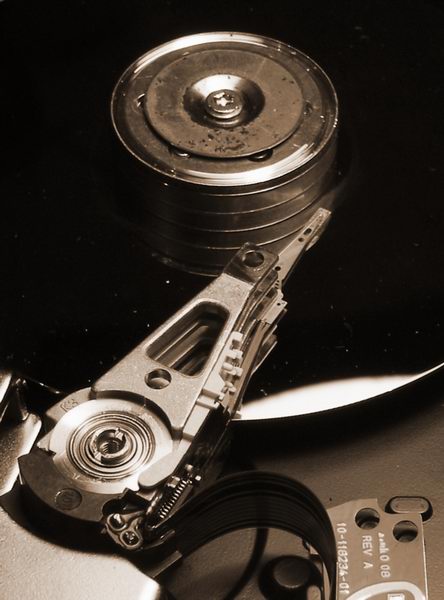 Inside a 'Quantum Fireball'  Hard drive.