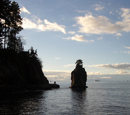 North View of Siwash Rock