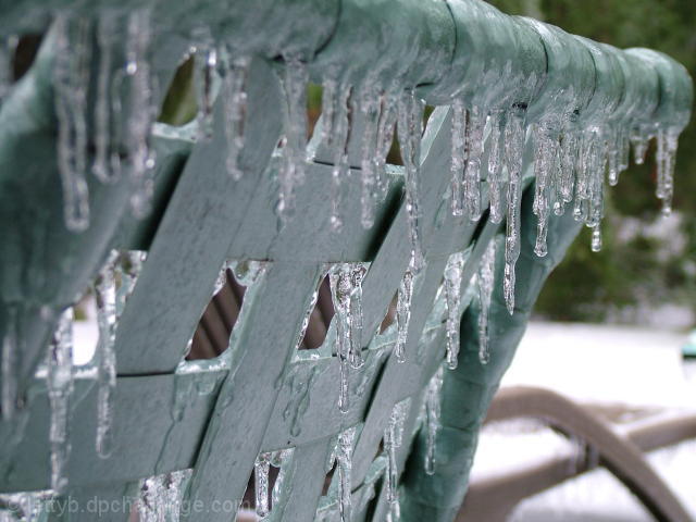 Patio in Winter