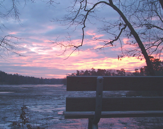 Sunrise at Lake Carasaljo