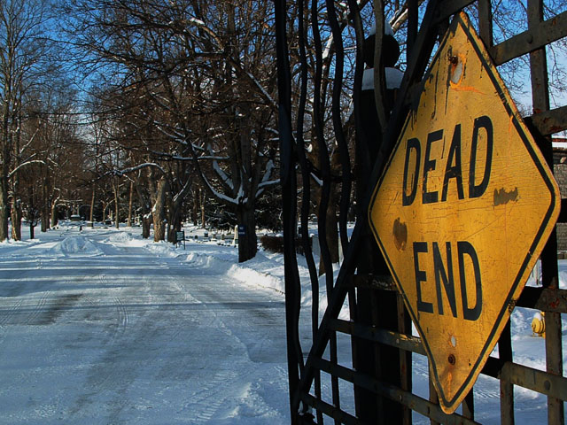 Cemetery Entrance; Seriously