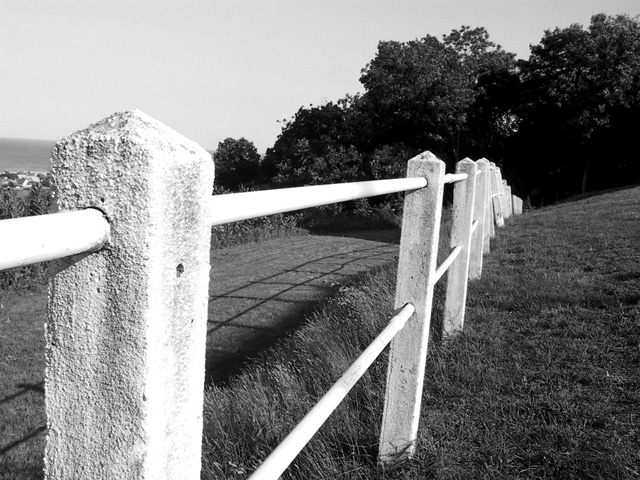 crooked fence