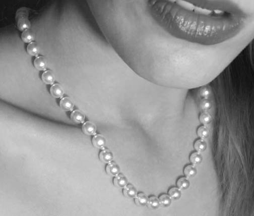 A Girl and Her Pearls