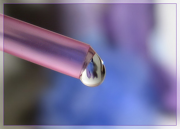 A delicate drop