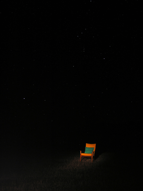 A seat under the stars