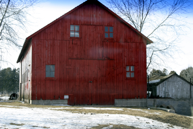 empty barnyard