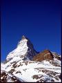 Swiss Matterhorn in late Winter