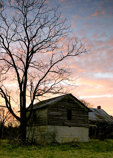 Old Homestead at Dusk