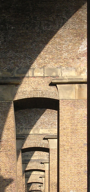 Through the arches