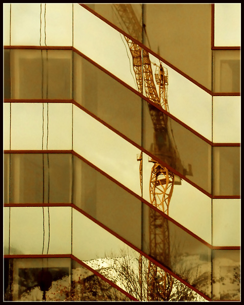Crane Reflections