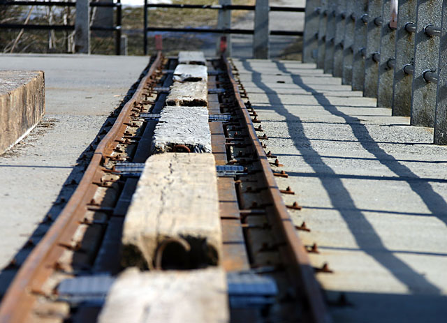 At the end of the line