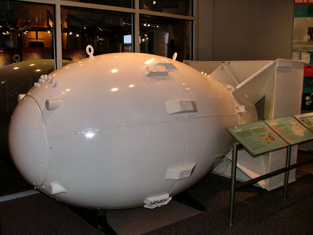 Strength Beyond What Is Good For Humanity - Replica of "Fat Man" one of the Atom Bombs use