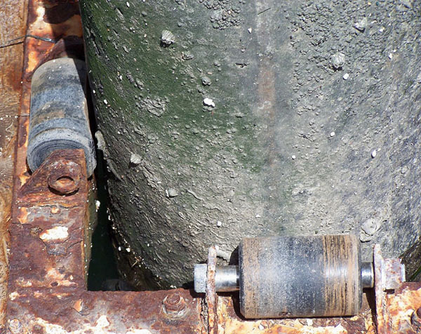 Rusted Pier Piling