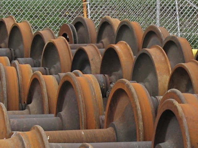 rusted wheel