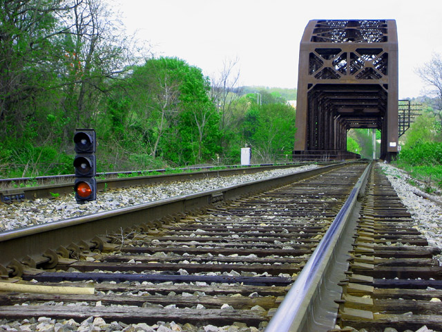 Rusty Railway Bridge