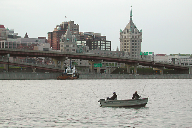 Albany from across the Hudson River