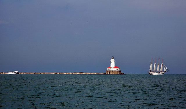 Start of Boating Season, Lake Michigan