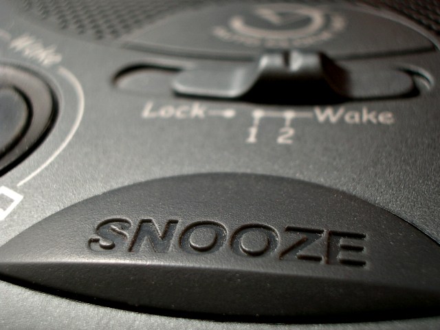 You Snooze....