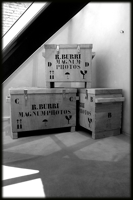 Burri's Magnum crates