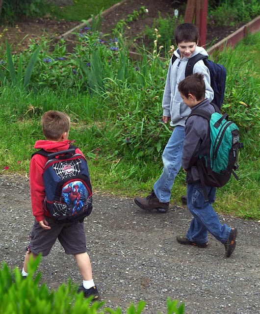 On the Way to School