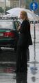 In the rain